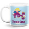 Girl Flying on a Dragon 20 Oz Coffee Mug - White (Personalized)