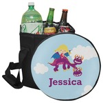 Girl Flying on a Dragon Collapsible Cooler & Seat (Personalized)