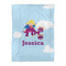 Girl Flying on a Dragon Comforter - Twin XL - Front