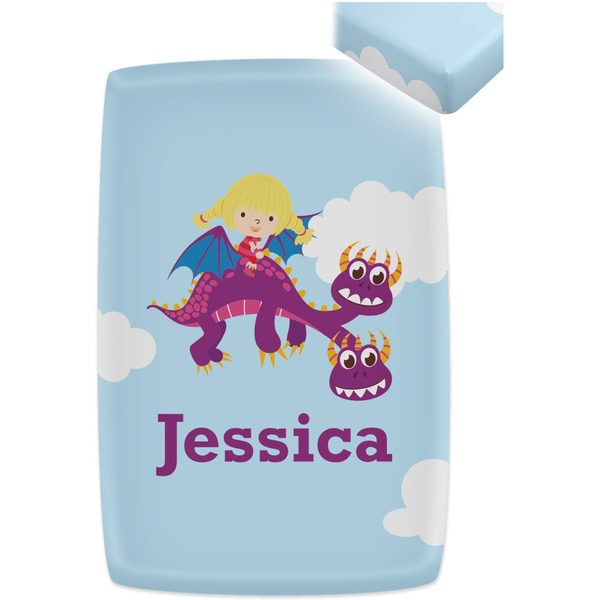 Girl Flying on a Dragon Crib Fitted Sheet - Apvl