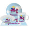 Girl Flying on a Dragon Dinner Set - 4 Pc (Personalized)