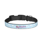 Girl Flying on a Dragon Dog Collar - Small (Personalized)
