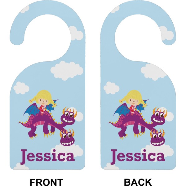 Girl Flying on a Dragon Door Hanger (Approval)