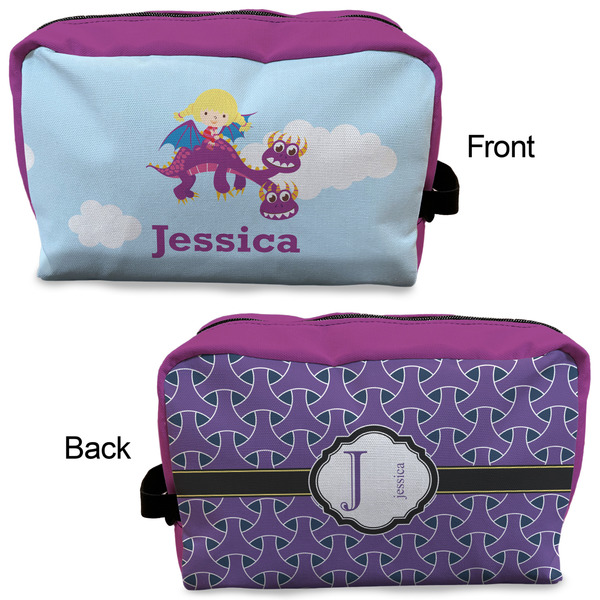 Girl Flying on a Dragon Dopp Kit - Approval