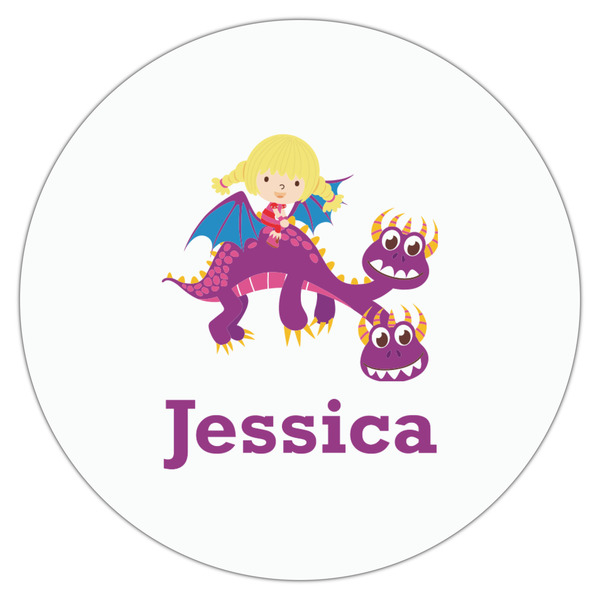 Girl Flying on a Dragon Drink Topper - XSmall - Single