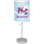 Girl Flying on a Dragon Lamp with Drum Shade (Personalized)