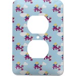 Girl Flying on a Dragon Electric Outlet Plate