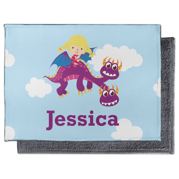 Girl Flying on a Dragon Electronic Screen Wipe - Flat
