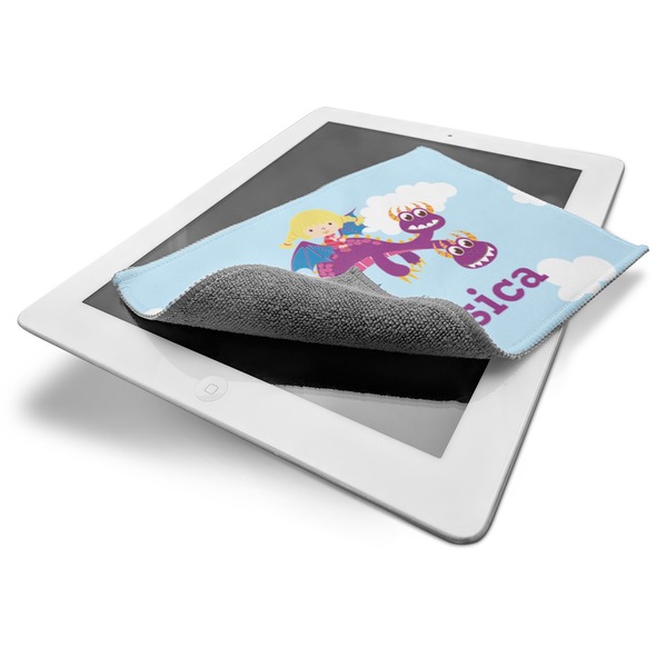 Girl Flying on a Dragon Electronic Screen Wipe - iPad