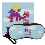 Girl Flying on a Dragon Eyeglass Case & Cloth (Personalized)