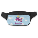 Girl Flying on a Dragon Fanny Pack (Personalized)