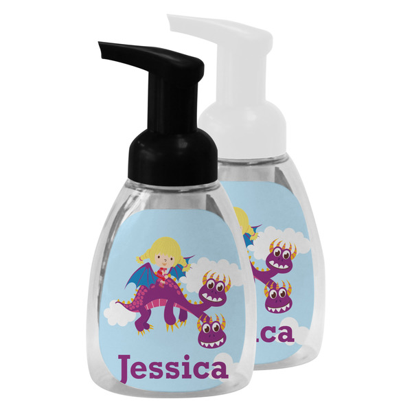 Girl Flying on a Dragon Foam Soap Bottles - Main