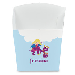 Girl Flying on a Dragon French Fry Favor Boxes (Personalized)