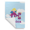 Girl Flying on a Dragon Garden Flags - Large - Single Sided - FRONT FOLDED
