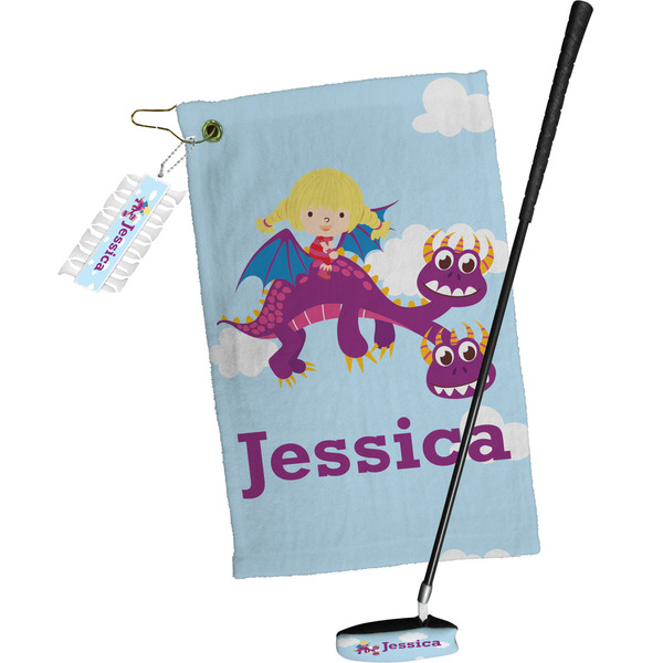 Girl Flying on a Dragon Golf Gift Kit (Full Print)