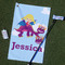 Girl Flying on a Dragon Golf Towel Gift Set - Main