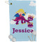 Girl Flying on a Dragon Golf Towel (Personalized)