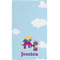 Girl Flying on a Dragon Hand Towel (Personalized) Full