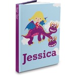 Girl Flying on a Dragon Hardbound Journal (Personalized)