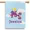 Girl Flying on a Dragon House Flags - Single Sided - PARENT MAIN