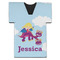 Girl Flying on a Dragon Jersey Bottle Cooler - FRONT (flat)