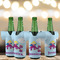 Girl Flying on a Dragon Jersey Bottle Cooler - Set of 4 - LIFESTYLE