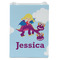 Girl Flying on a Dragon Jewelry Gift Bag - Gloss - Front