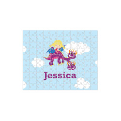 Girl Flying on a Dragon 110 pc Jigsaw Puzzle (Personalized)