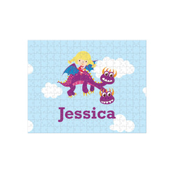 Girl Flying on a Dragon 252 pc Jigsaw Puzzle (Personalized)