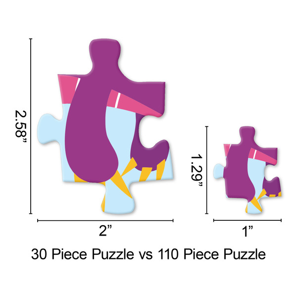 Girl Flying on a Dragon Jigsaw Puzzle - Piece Comparison