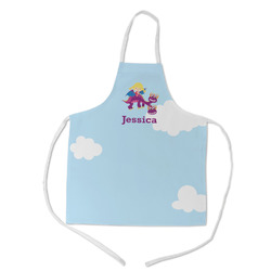 Girl Flying on a Dragon Kid's Apron - Medium (Personalized)