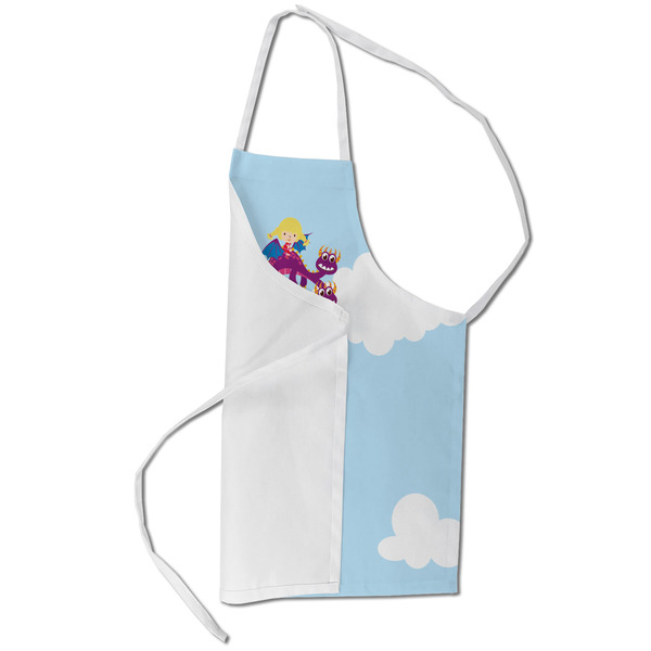 Girl Flying on a Dragon Kid's Aprons - Small - Main