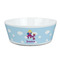Girl Flying on a Dragon Kid's Bowl (Personalized)