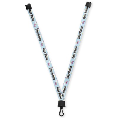 Girl Flying on a Dragon Lanyard (Personalized)