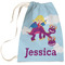Girl Flying on a Dragon Laundry Bag - Large (Personalized)