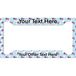 Girl Flying on a Dragon License Plate Frame - Style A (Personalized)