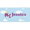 Girl Flying on a Dragon Front License Plate (Personalized)