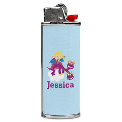 Girl Flying on a Dragon Case for BIC Lighters (Personalized)
