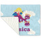 Girl Flying on a Dragon Linen Placemat - Folded Corner (single side)