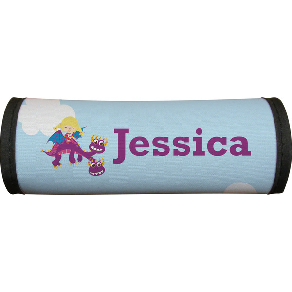Girl Flying on a Dragon Luggage Handle Wrap