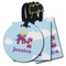 Girl Flying on a Dragon Luggage Tags - 3 Shapes Availabel