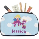 Girl Flying on a Dragon Makeup / Cosmetic Bag - Medium (Personalized)