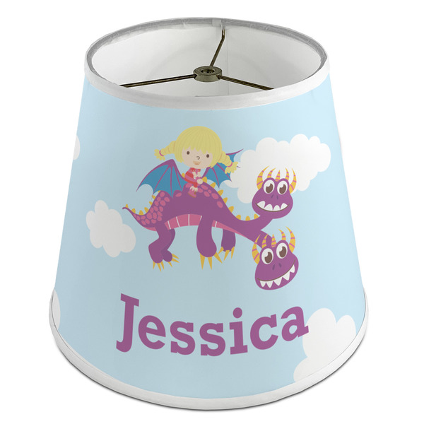 Custom Girl Flying on a Dragon Empire Lamp Shade (Personalized)