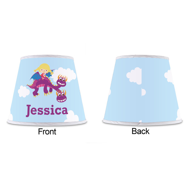 Girl Flying on a Dragon Poly Film Empire Lampshade - Approval