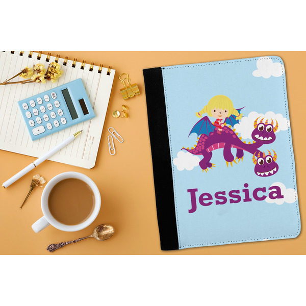 Girl Flying on a Dragon Medium Padfolio - LIFESTYLE (adult)