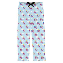 Girl Flying on a Dragon Mens Pajama Pants - S