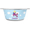 Girl Flying on a Dragon Stainless Steel Dog Bowl - Small (Personalized)