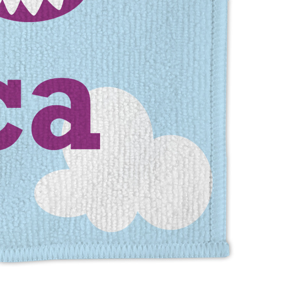 Girl Flying on a Dragon Microfiber Dish Rag - DETAIL