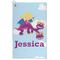 Girl Flying on a Dragon Microfiber Golf Towel (Personalized)