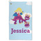 Girl Flying on a Dragon Microfiber Golf Towel (Personalized)